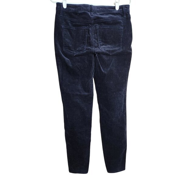 Talbots Women Size 2 Purple Corduroy Jegging The Flawless‎ Straight Leg Pants - Picture 2 of 6